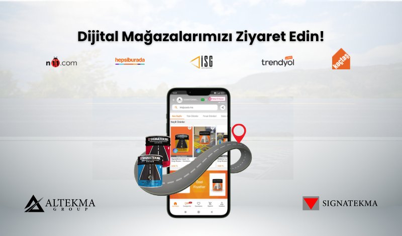 SİGNATEKMA YOL ÇİZGİ BOYALARI ONLİNE MAĞAZALARDA