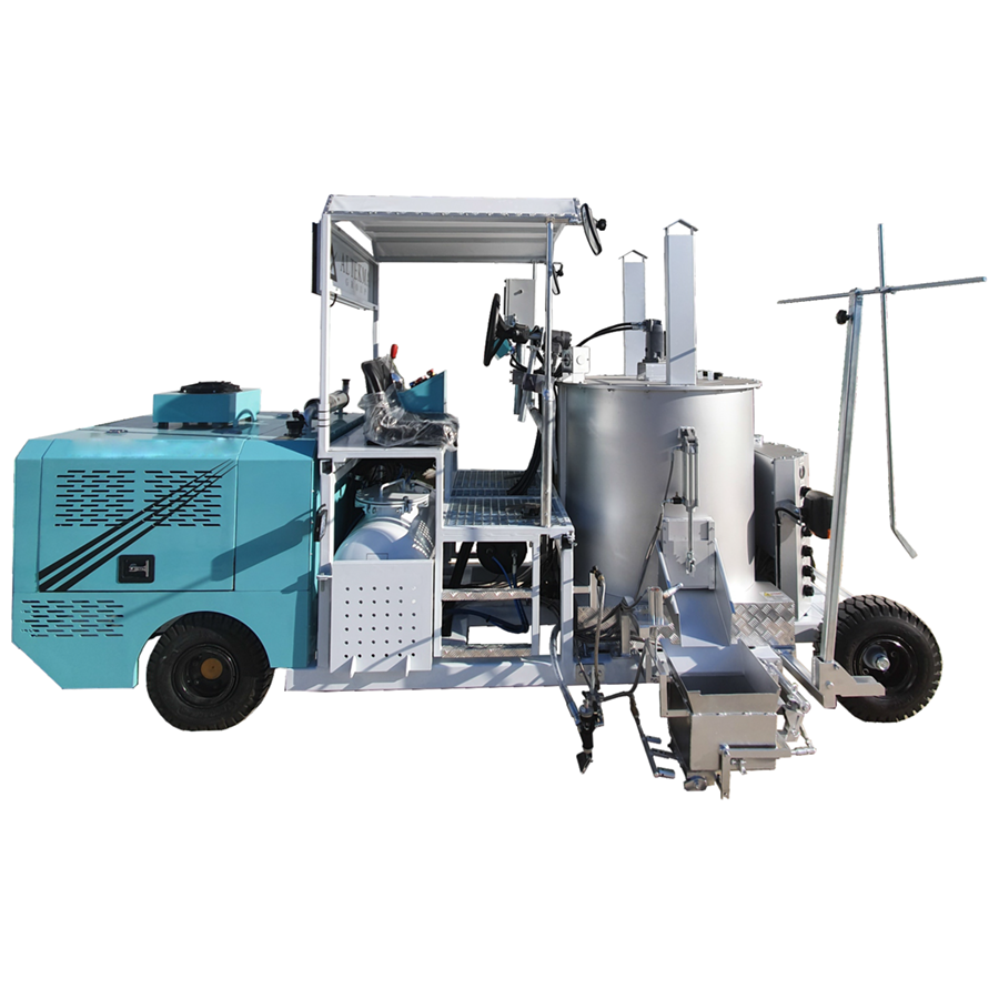 ALT TC 1500E - THERMOPLASTIC FLAT AND EXTRUDE SELF-PROPELLED ROAD MARKING MACHINE